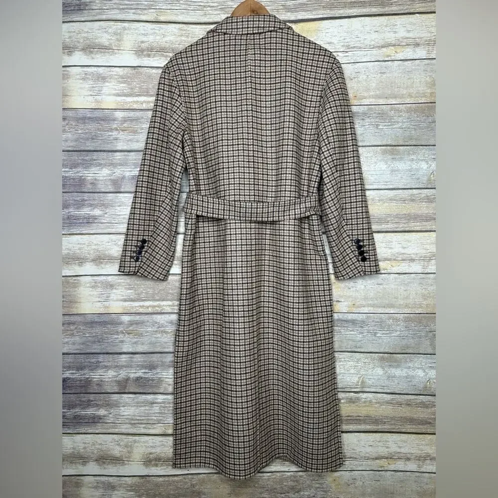 NWT Madewell XS Double-Faced Brushed Long Coat belted